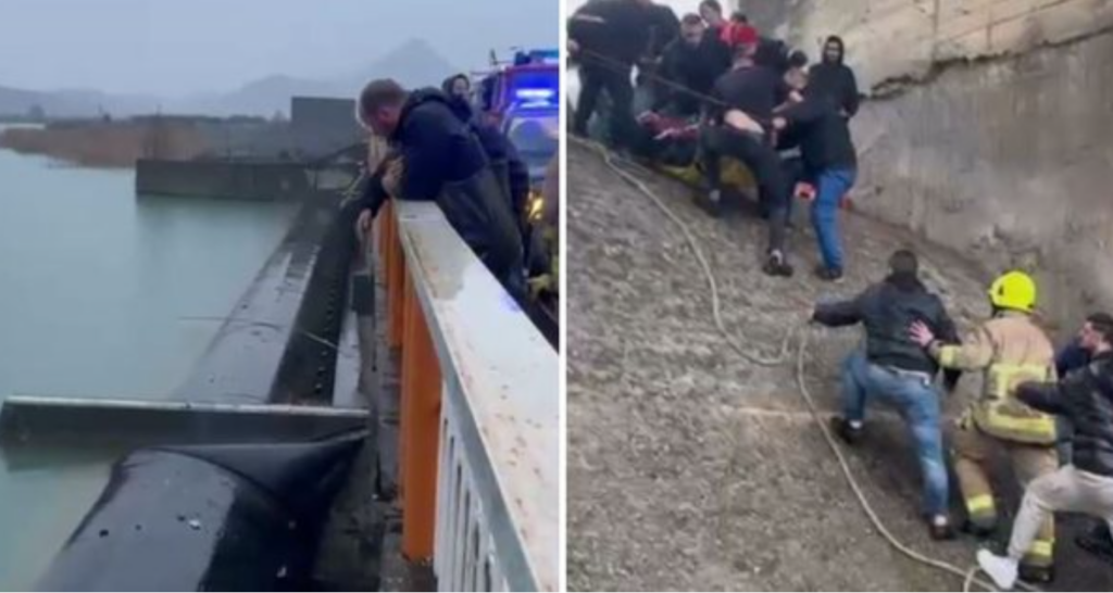 Makina u përplas me barrierat e urës së Spatharit dhe ra në liqenin e Vaut të Dejës, arrestohet drejtuesi i mjetit, si paraqitet gjendja e të plagosurve