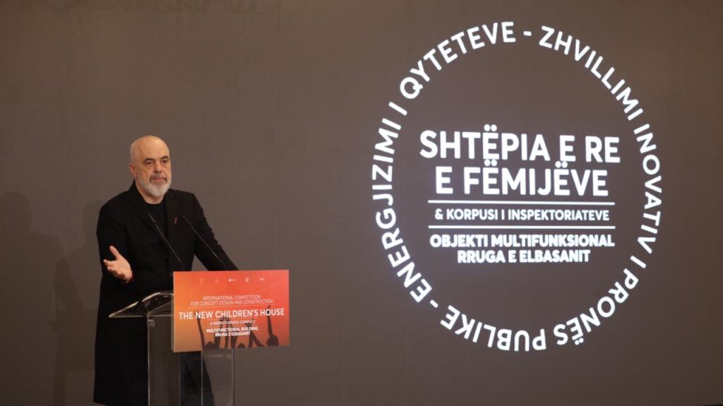 Konkursi për Shtëpinë e Fëmijëve dhe kompleksin e Inspektorateve/ Rama: Sot u japim rrugë dy drejtimeve të reja për të ardhmen, krijojmë kushte më të mira për jetimët