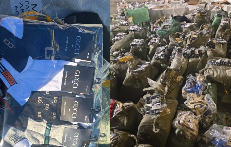 Nga Adidas, Nike, Gucci e Hugo Boss/ Bllokohen mbi 103 mijë veshje të falsifikuara në Durrës (FOTOT)