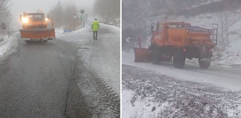 Surprizat e motit në pranverë/ Reshje dëbore në juglindje, ndërhyrje në rrugën Boboshticë–Dardhë