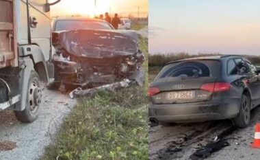 Aksident i rënë në Fier, “Audi” përplaset me kamionçinën, tre të plagosur