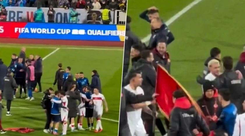 VIDEO/ Tifozi hedh në tokë flamurin shqiptar, futbollisti turk reagon dhe bën gjestin që askush se priste