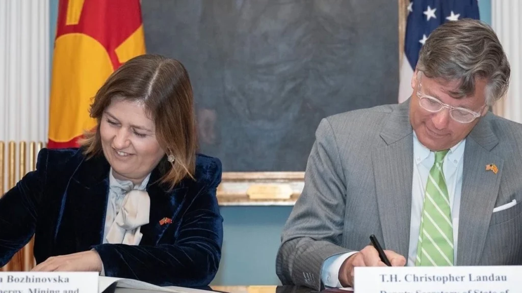 Maqedonia e Veriut do të furnizohet me gaz natyror nga Shtetet e Bashkuara