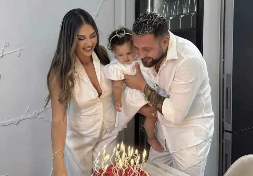 Ditë e veçantë për Kiara Titon dhe Luiz Ejllin, Luna Mari feston 2-vjetorin