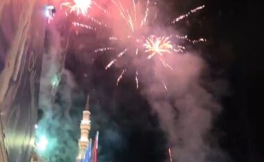 Pas fitores së Berishës me 96% të votave, në PD shpërthen festa me fishekzjarrë!