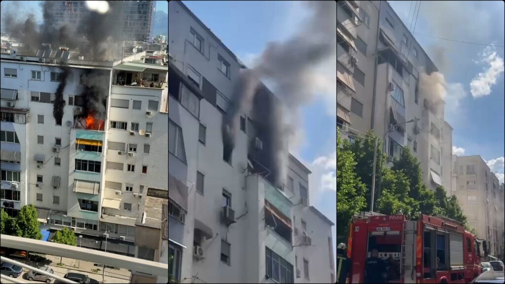 Zjarri në kompleksin “Kika 1” ku u asfiksua edhe një person, arrestohen 2 vajza në Tiranë