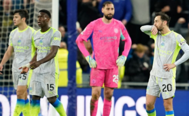 Dramë për Mançester Sitin, ndalet nga Evertoni pas 6 golave dhe i jep një tjetër shans Arsenalit për titullin