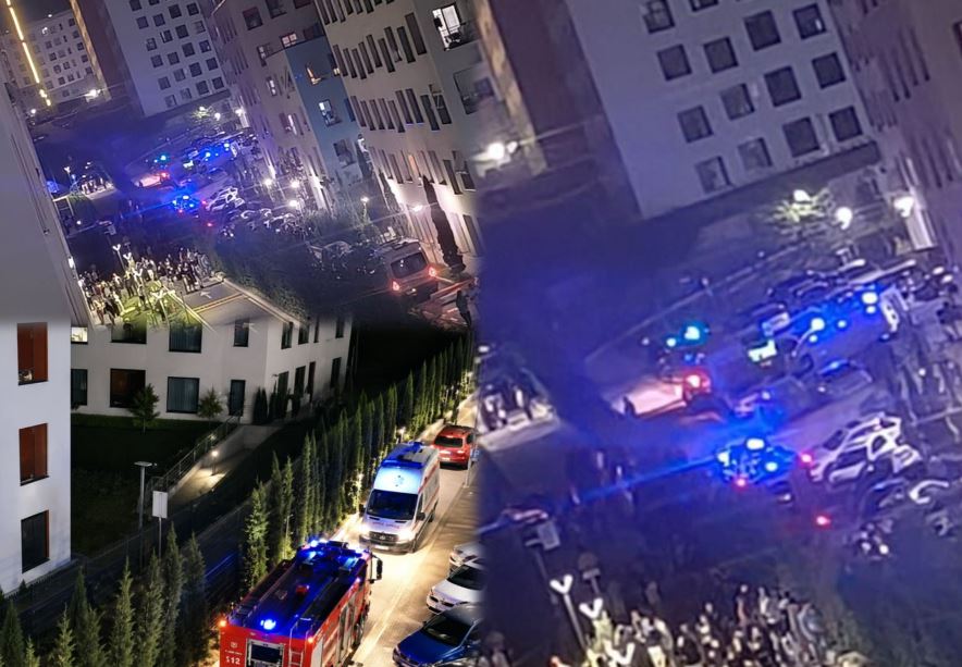 Panik në kompleksin “Kadiu”, flakët përfshinë gjatë  natës një nga pallatet e sapondërtuara në zonën e Ali Demit në Tiranë, evakuohen banorët