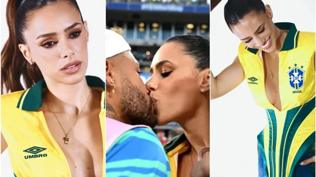 Neymar mungoi në fushë, por partnerja e tij vodhi gjithë vëmendjen në stadium