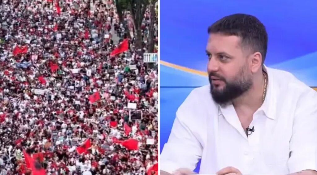 “Po shkatërrohet kulla e arrogancës”, Visjan Ukcenaj në mbështetje të protestës kundër Ramës: Shushunjat e pangopura kanë vjedhur dhe oksigjenin në spitale