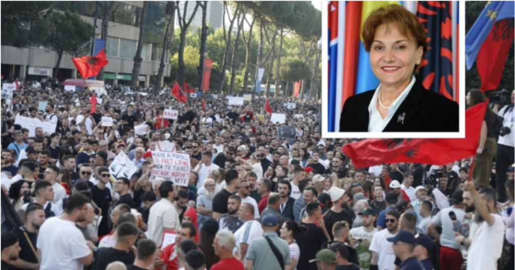 Ish-ministrja socialiste Ermelinda Meksi kritikon Ramën: Merret me numrin e protestuesve, por jo me kërkesat e qytetarëve