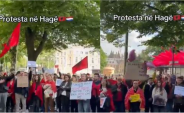 Shqiptarët në Holandë ngrihen në protestë, thirrje për dorëheqjen e kryeministrit: Rama ik…