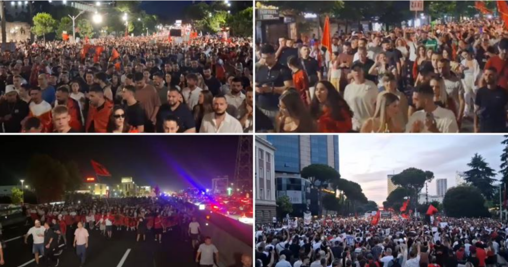 Sot protesta e 16-të, mijëra qytetarë kërkojnë largimin e kryeministrit: Rama jep dorëheqjen