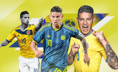 James Rodriguez nuk arriti kulmin që iu parashikua pas vitit 2014, por mbetet ende lideri i Kolumbisë për Kupën e Botës
