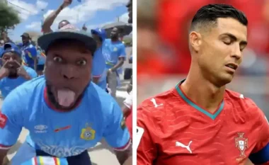 Tifozët e RD Kongos ironizojnë Ronaldon pas barazimit të Portugalisë në debutimin e tij në Kupën e Botës