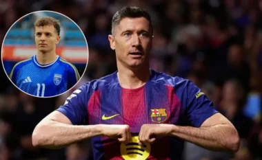 Barcelona vlerëson katër alternativa për pasuesin e Lewandowskit, mes tyre edhe Fisnik Asllani