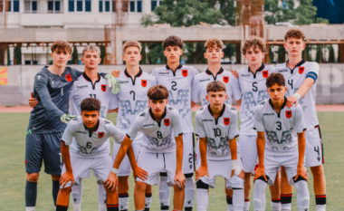 Shqipëria U-14 triumfon 2-0 ndaj Maqedonisë së Veriut, shënojnë Muca dhe Hykollari