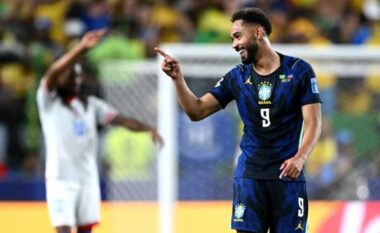 Cunha udhëheq Brazilin me dy gola, Haiti mposhtet qartë 3-0
