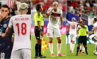 Almiron hyn në histori në Kupën e Botës si futbollisti i parë i ndëshkuar me të kuq nga “Ligji Vinicius”