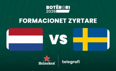 Formacionet zyrtare për përballjen Holandë – Suedi në Grupin F të Botërorit 2026