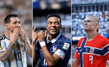 Messi, Mbappé dhe Haaland marrin skenën kryesore në Kupën e Botës 2026
