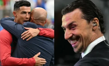 Ibrahimovic ironizon deklaratën e Ronaldos pas dopietës me Portugalinë: Mendova se nuk ishte larguar kurrë